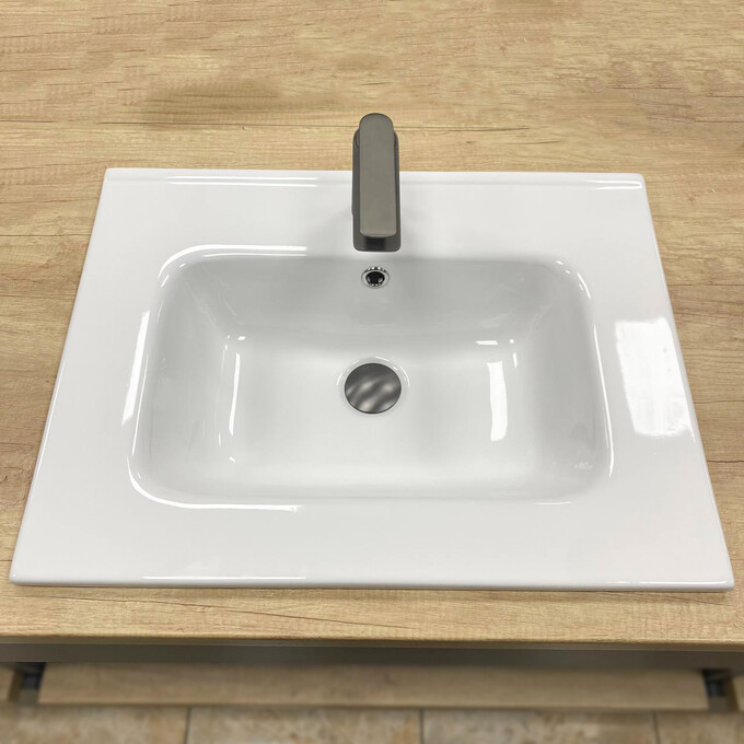 Умивальник VBI Mortara 60 White VBI-018040 (62x47 см), Доступні розміри: 62 x 47, Колір виробника: білий, фото , изображение 2