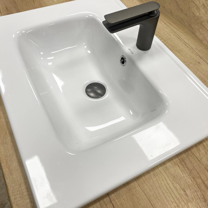 Умивальник VBI Mortara 60 White VBI-018040 (62x47 см), Доступні розміри: 62 x 47, Колір виробника: білий, фото , изображение 3