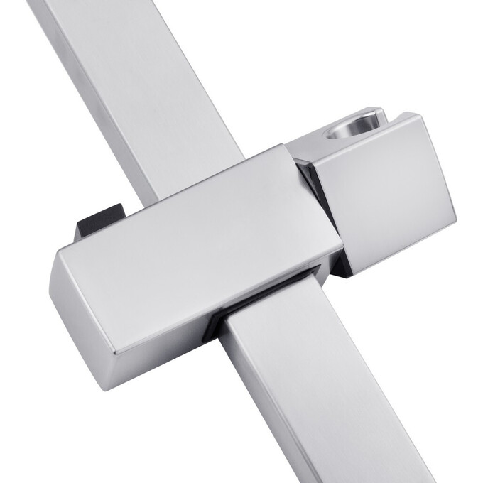 Комплект смесителей для ванной комнаты Kroner Edelstahl Kubus KRKUBESG063ESG010ESG052 (Kubus-ESG063+Kubus-ESG010+Kubus-ESG052, нержавейка), фото 9