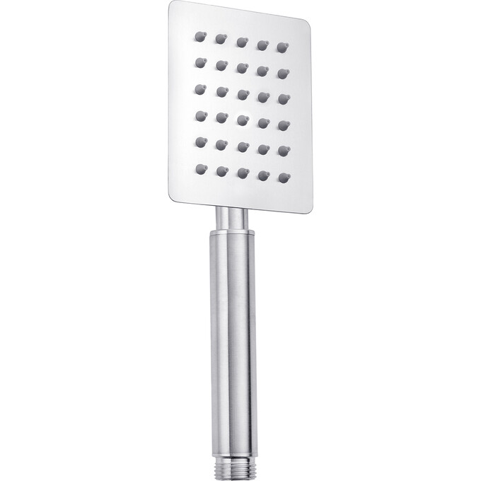 Комплект змішувачів для ванної кімнати Kroner Edelstahl Kubus KRKUBESG063ESG010ESG053 (Kubus-ESG063+Kubus-ESG010+Kubus-ESG053, нержавіюча сталь), фото , изображение 11