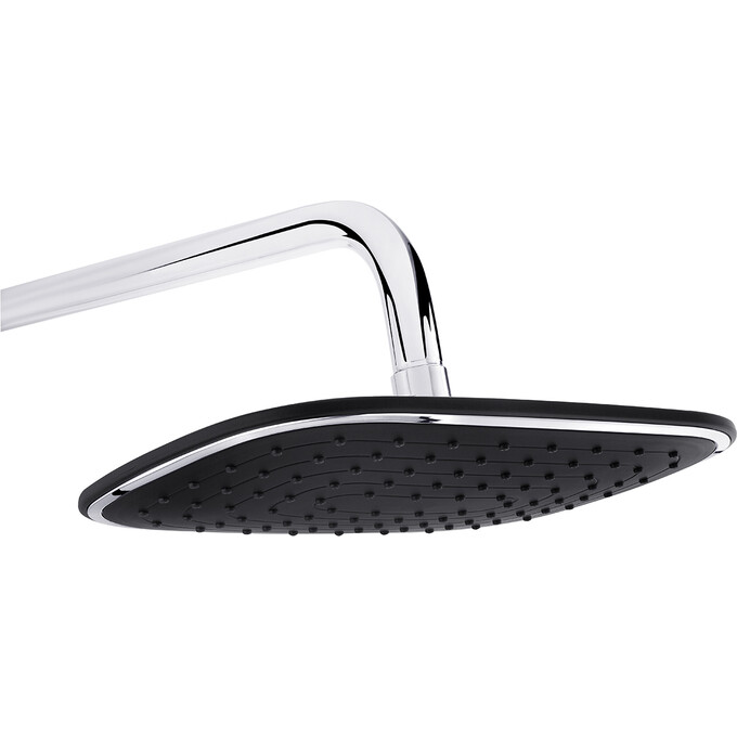 Комплект змішувачів для ванної кімнати Kroner Essen & Essen KRESCH063SCH010 (Essen-SCH063+Essen-SCH010, чорний матовий/хром), фото , изображение 12