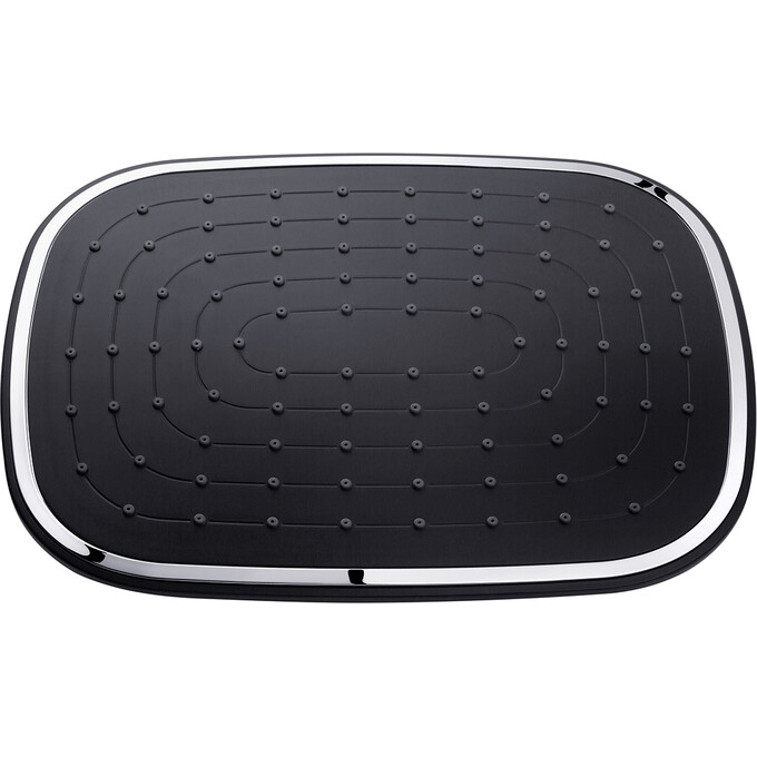 Комплект змішувачів для ванної кімнати Kroner Essen & Essen KRESCH063SCH010 (Essen-SCH063+Essen-SCH010, чорний матовий/хром), фото , изображение 13