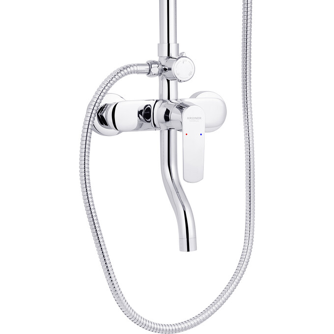 Комплект смесителей для ванной комнаты Kroner Armada & Hagen & Bidet KRAC064KC010C082 (Armada-C064K+Hagen-C010+Bidet-C082), фото 3