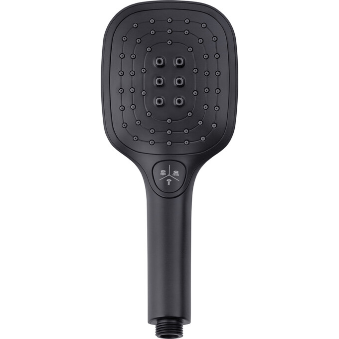 Комплект смесителей для ванной комнаты Kroner Edelstahl Kubus KRKSCH010SCH060 (Kubus-SCH010+Kubus-SCH060, черный), фото 6