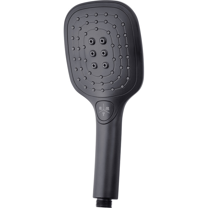 Комплект смесителей для ванной комнаты Kroner Edelstahl Kubus KRKSCH010SCH060 (Kubus-SCH010+Kubus-SCH060, черный), фото 7