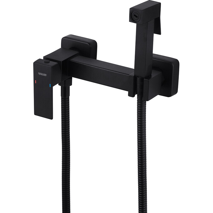 Комплект смесителей для ванной комнаты Kroner Edelstahl Kubus KRKSCH082SCH0103SCH052 (Kubus-SCH082+Kubus-SCH010-3+Kubus-SCH052, черный), фото 22