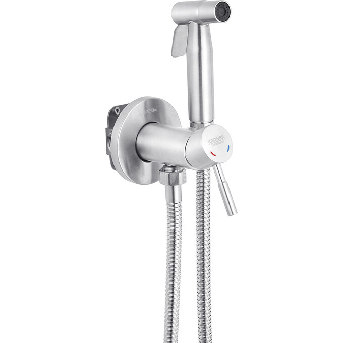 Комплект смесителей для ванной комнаты Kroner Edelstahl Klassisch KRKESG082ESG010ESG053 (Klassisch-ESG082+Klassisch-ESG010+Klassisch -ESG053, нержавейка), фото 21