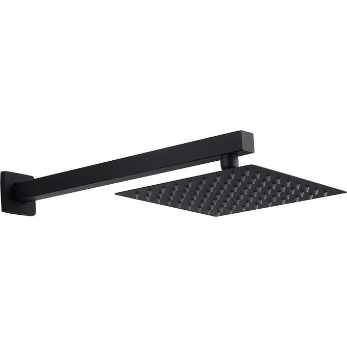 Комплект змішувачів для ванної кімнати Kroner Edelstahl Kubus KRKSCH082SCH0103 (Kubus-SCH082+Kubus-SCH010-3, чорний), фото , изображение 4