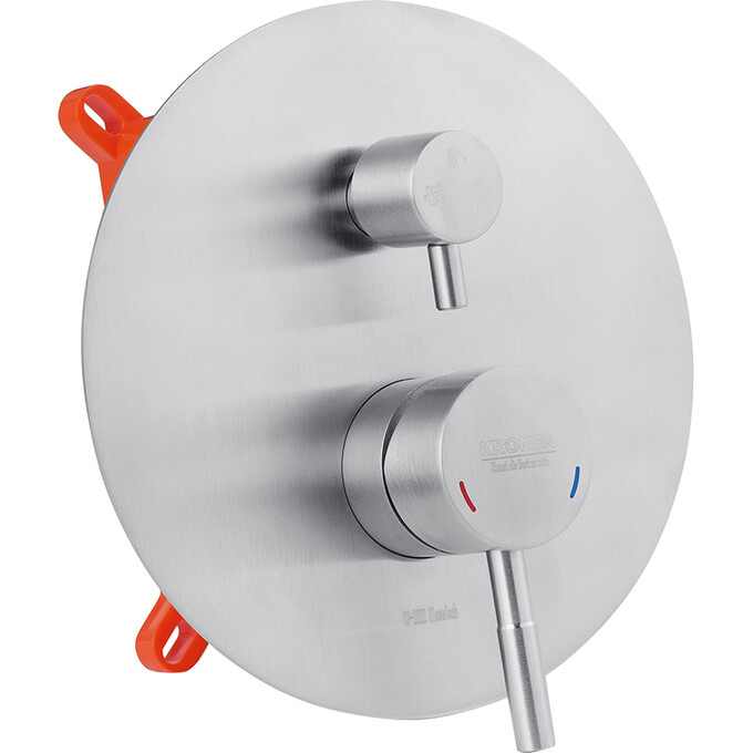 Комплект смесителей для ванной комнаты Kroner Edelstahl Klassisch KRKESG082ESG010ESG053 (Klassisch-ESG082+Klassisch-ESG010+Klassisch -ESG053, нержавейка), фото 3