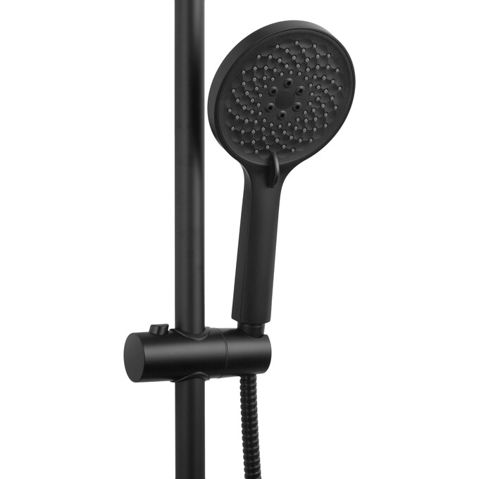 Комплект смесителей для ванной комнаты Kroner Graz & Edelstahl Kubus KRGSCH063SCH010 (Graz-SCH063+Kubus-SCH010, черный матовый), фото 9