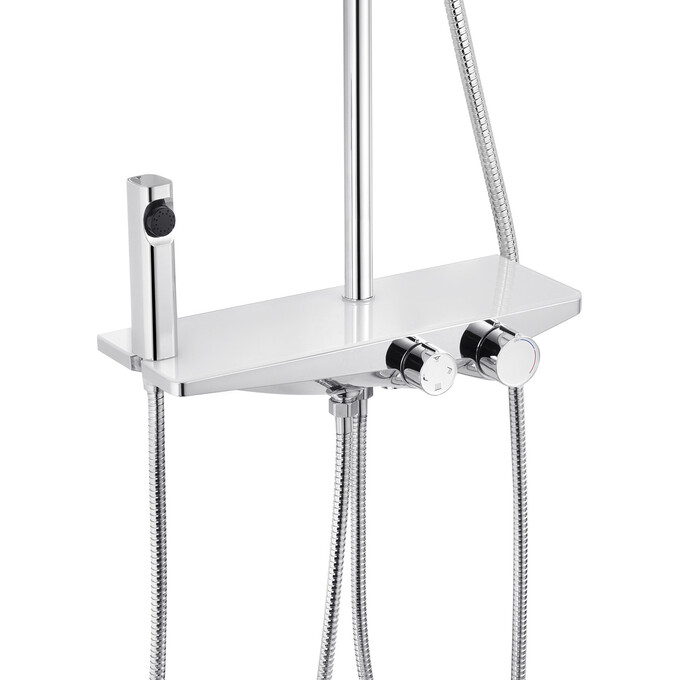 Комплект смесителей для ванной комнаты Kroner Armada & Armada KRAW066C010 (Armada-W066+Armada-C010), фото 3