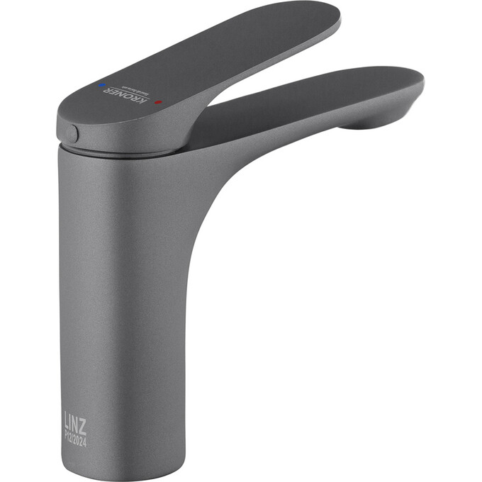 Комплект смесителей для ванной комнаты Kroner Linz KRLGRN060GRN010 (Linz-GRN060+Linz-GRN010, графит), фото 11