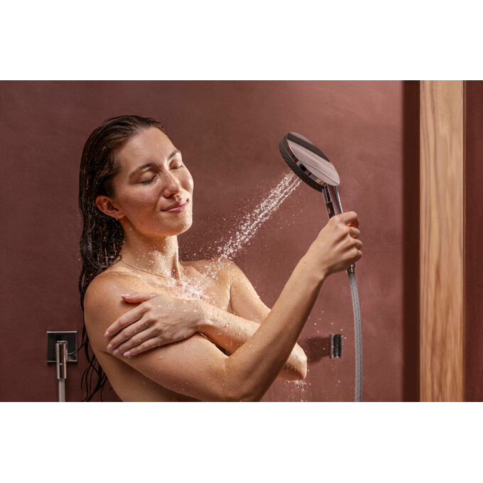 Лійка для душу Hansgrohe Raindance Alive Select S Chrome 24611000 (хром, трирежимна, зі шлангом та тримачем), Колір виробника: хром, фото , изображение 3