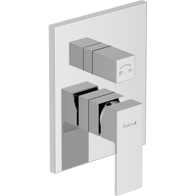 Душевая система Imprese Judit Chrome t03010801SQС (хром, скрытого монтажа), фото 2