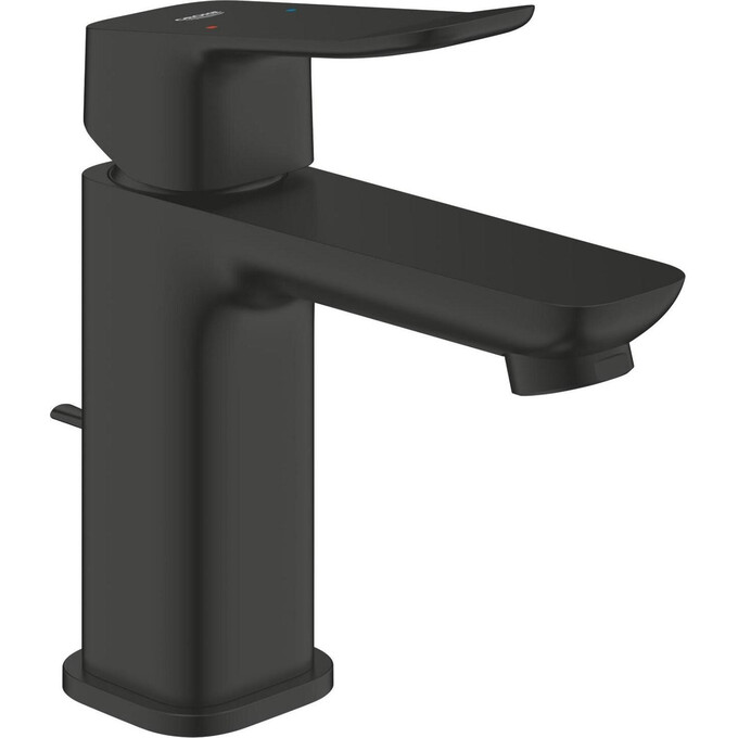 Змішувач для умивальника Grohe QuickFix Dice S-Size Black Matt 1018562430 (чорний матовий, з донним клапаном), Колір виробника: чорний матовий, фото 
