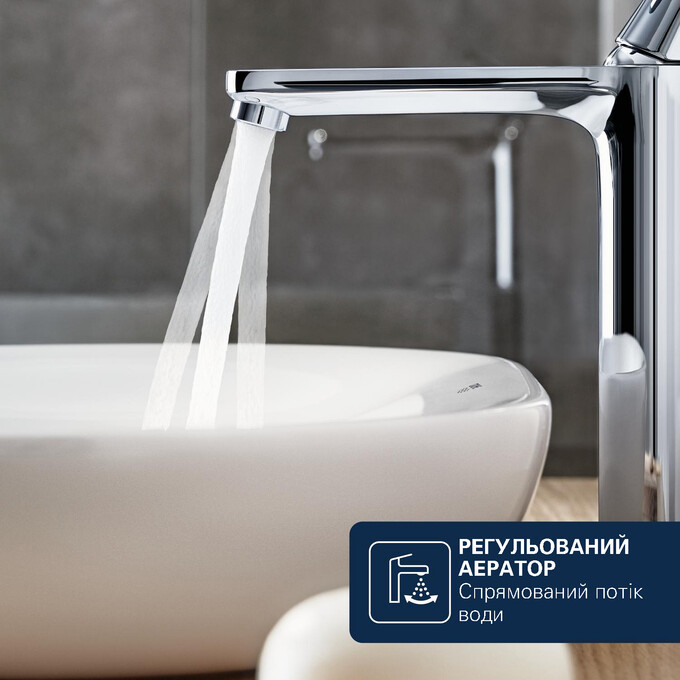Змішувач для умивальника Grohe QuickFix Dice XL-Size Chrome 1018920000 (хром, високий), Колір виробника: хром, фото , изображение 13