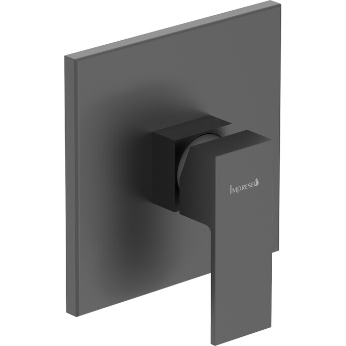 Смеситель скрытого монтажа для душа Imprese Judit f04610810AB (черный матовый, внутренняя часть в комплекте), Цвет производителя: черный матовый, фото 