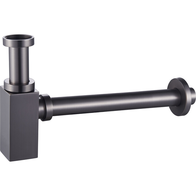 Сифон для раковины Volle Pistola Gris 9000.094105 (серый брашированный, бутылочный), Цвет производителя: серый брашированный, фото 