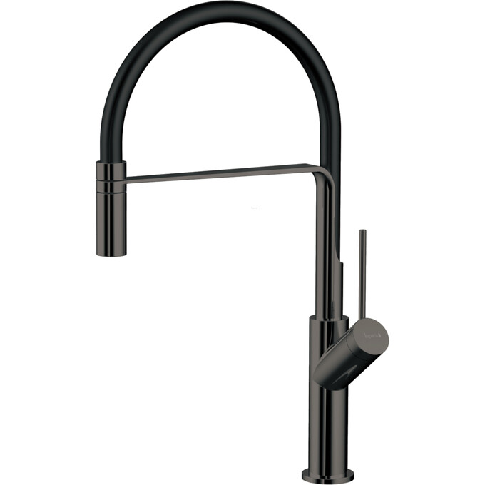 Смеситель для кухни Imprese Boa BS f03401410BS (черный матовый, с гибким изливом), Цвет производителя: черный матовый, фото 