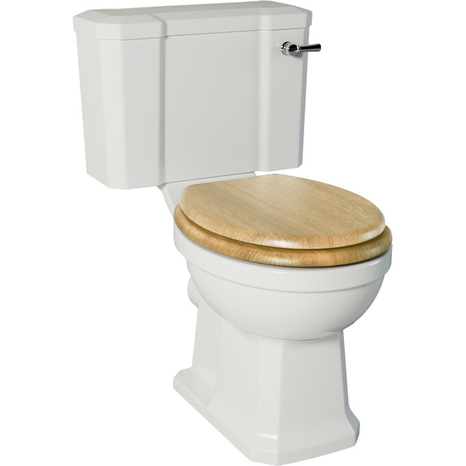 Унитаз-компакт Volle Don Grandes 13-13-132oak (с деревянным сиденьем), фото 