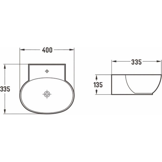 Умывальник Imprese I-Lod с06010703-40 (40x34 см), фото 2