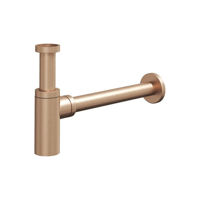 Сифон для раковини Ravak X01835 (брашироване рожеве золото, пляшковий), Колір виробника: брашироване рожеве золото, фото 