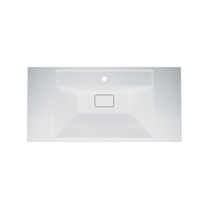 Тумба с раковиной Am.Pm Inspire V2.0 M50AFHX1003GM+M50AWPC1001WG (100 см, графит, подвесная), Доступные размеры: 100, Цвет производителя: графит, фото 11