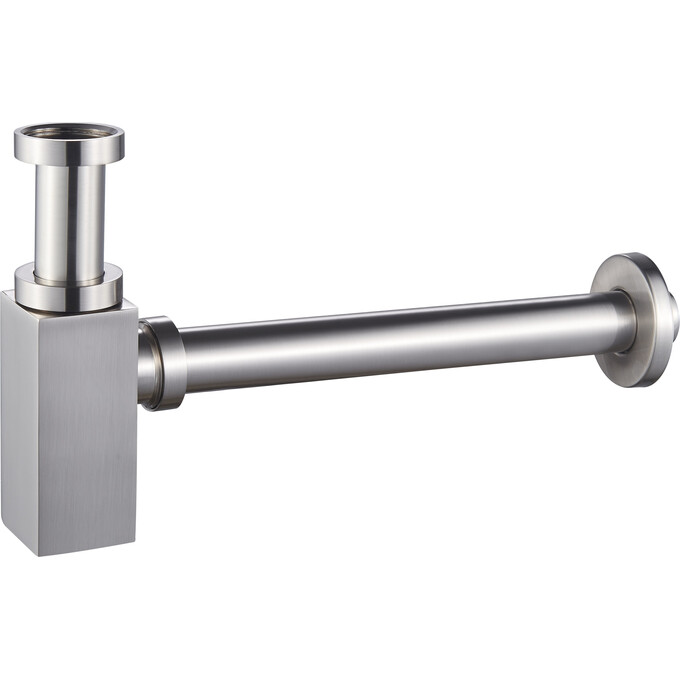 Сифон для раковини Volle Cepillado Níquel 9000.094102 (нікель, пляшковий), Колір виробника: нікель, фото 