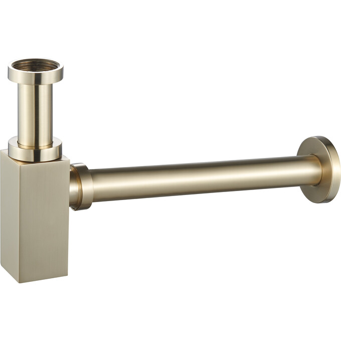 Сифон для раковины Volle Cepillado Oro 9000.094115 (брашированное золото, бутылочный), Цвет производителя: брашированное золото (матовое), фото 