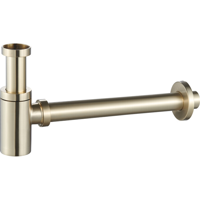 Сифон для раковины Volle Cepillado Oro 9000.094215 (брашированное золото, бутылочный), фото 