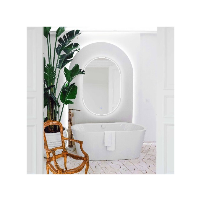 Зеркало для ванной комнаты Devit Do It 5446595 (65x95 см, с LED-подсветкой), Доступные размеры: 65 x 95, фото 2