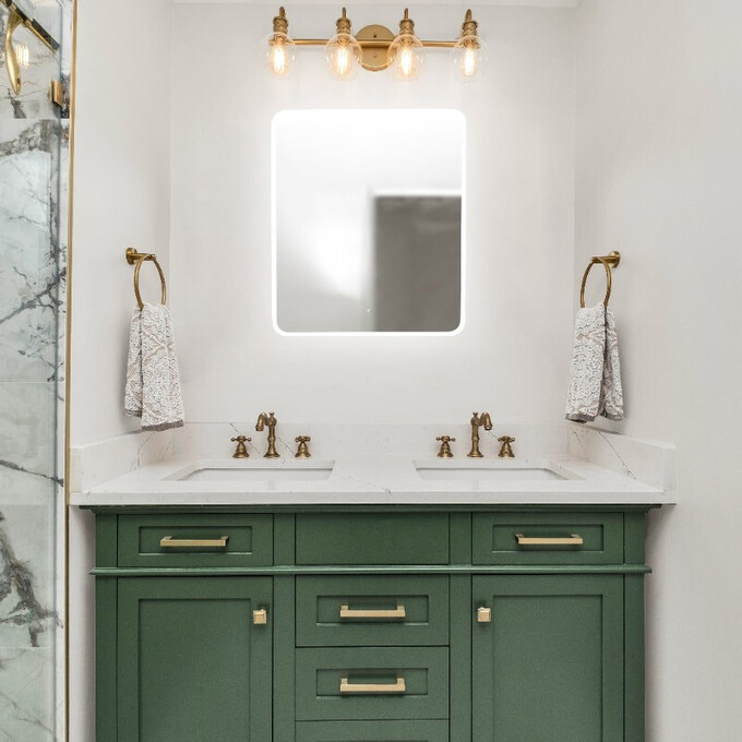 Зеркало для ванной комнаты Devit Acqua 5257361 (60x70 см, с LED-подсветкой), Доступные размеры: 60 x 70, фото 5