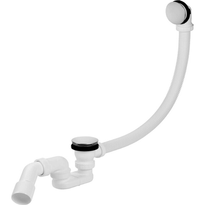 Сифон для ванны Devit DVKO141 (с переливом, нажимной), фото 