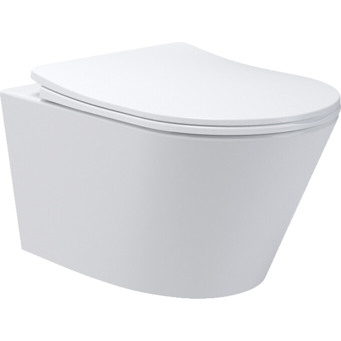 Безободковый подвесной унитаз Devit Harmony 3801082 (с сиденьем), фото 