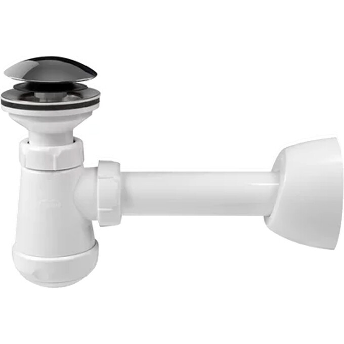 Сифон для умивальника Devit DEV002786 (пляшковий з донним клапаном), фото 