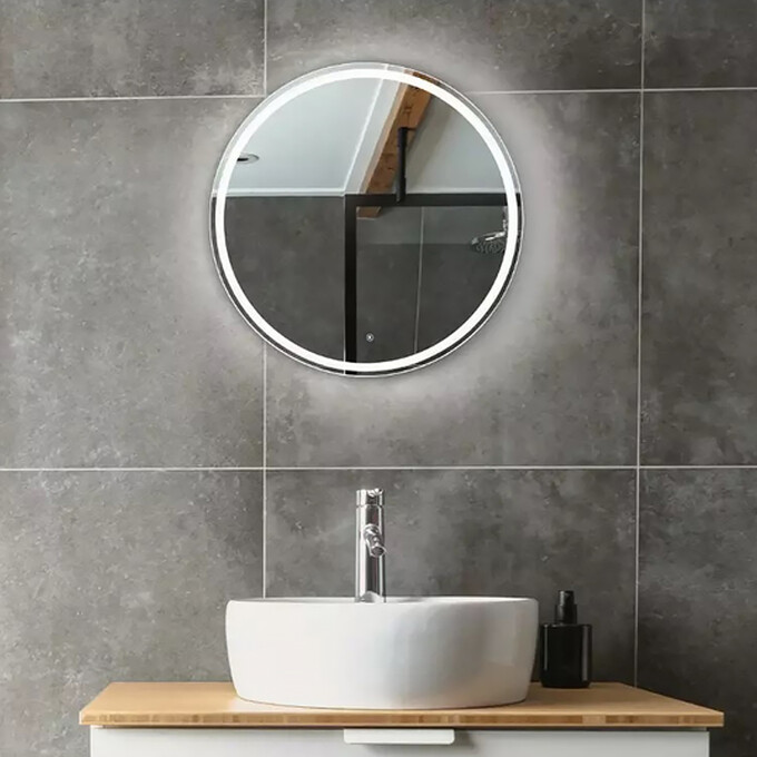 Дзеркало для ванної кімнати Devit AllRound 5501070 (70x70 см, з LED-підсвічуванням), Доступні розміри: 70 x 70, фото , изображение 5