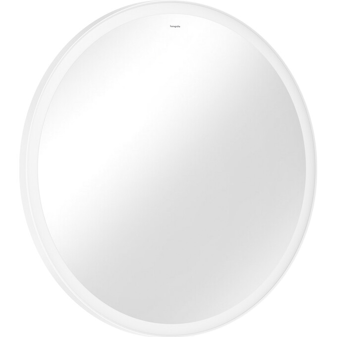 Зеркало для ванной комнаты Hansgrohe Xarita Lite S Matt White 54980700 (90x90 см, белое матовое, с LED-подсветкой, антизапотеванием и диммером), Доступные размеры: 90 x 90, Цвет производителя: белый матовый, фото 