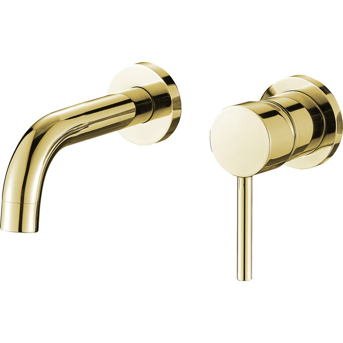 Змішувач прихованого монтажу для умивальника VBI Milano Gold VBI-050102GL (золото, внутрішня частина в комплекті), Колір виробника: золото, фото 