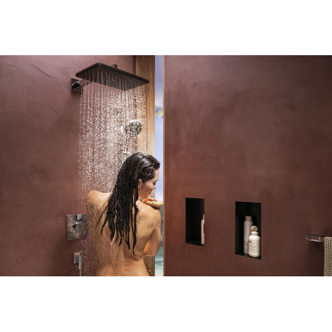 Верхний душ Hansgrohe Raindance Alive Q 1jet Chrome 24530000 (хром), Цвет производителя: хром, фото 4