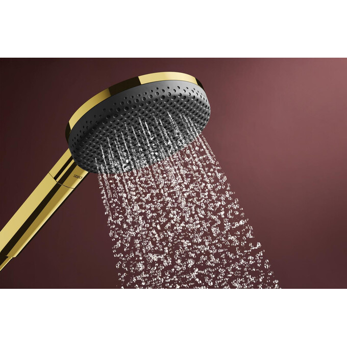 Лейка для душа Hansgrohe Raindance Alive Select S Polished Gold Optic 24500990 (золото, трехрежимная), Цвет производителя: золото, фото 2