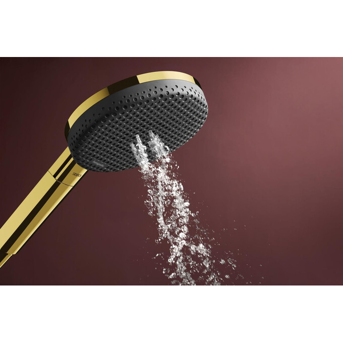 Лейка для душа Hansgrohe Raindance Alive Select S Polished Gold Optic 24500990 (золото, трехрежимная), Цвет производителя: золото, фото 5