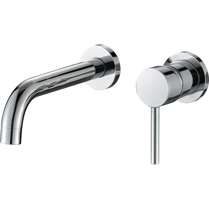 Змішувач прихованого монтажу для умивальника Milano Long Chrome VBI-050103CH (хром, внутрішня частина в комплекті), Колір виробника: хром, фото 