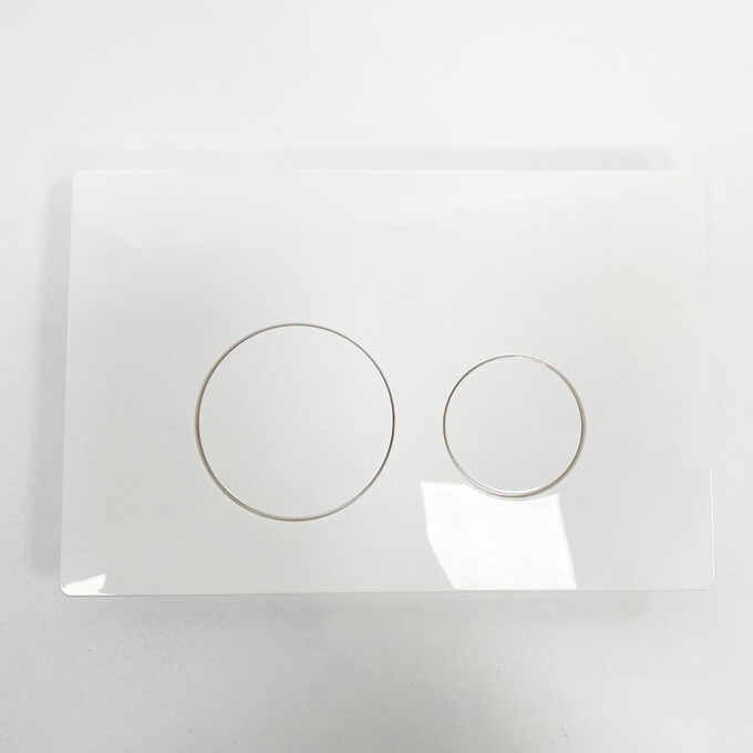 Клавіша змиву VBI Elba YP White VBI-030100 (біла глянсова), Колір виробника: білий глянець, фото , изображение 3