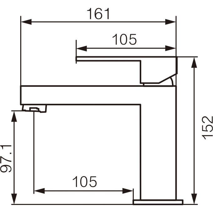 Змішувач для умивальника VBI Loreno Gold VBI-050200GL (золото), Колір виробника: золото, фото , изображение 3