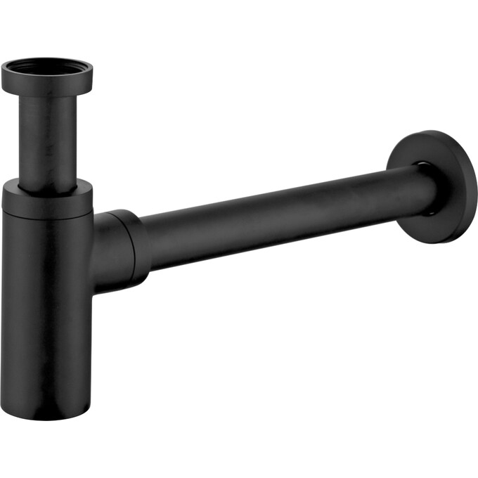 Сифон для раковини VBI Black VBI-059100BL (чорний, пляшковий), Колір виробника: чорний, фото 