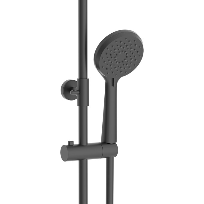 Душевая система с термостатом Imprese Bilovec t048S00910SR (черная матовая), Цвет производителя: черный матовый, фото 3