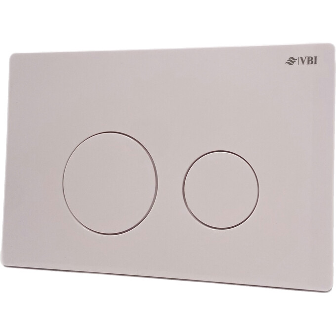 Клавіша змиву VBI Elba YP White VBI-030100 (біла глянсова), Колір виробника: білий глянець, фото 