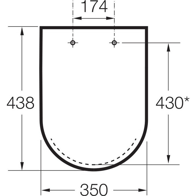 Сидіння для унітазу Roca Debba Slim Square A8019D2005 (з мікроліфтом), фото , изображение 2