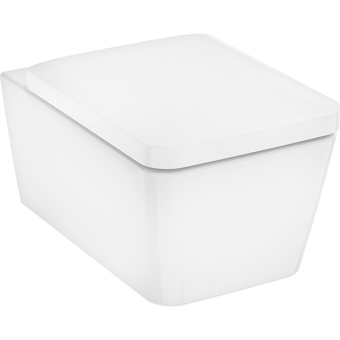 Безободковый подвесной унитаз Hansgrohe EluPura Q 60293450 (c сиденьем), фото 