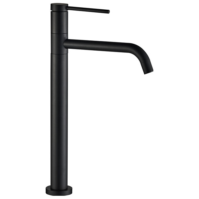 Змішувач для умивальника VBI Velaro Black VBI-050301BL (чорний, високий), Колір виробника: чорний, фото 